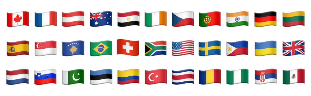 SEO Challenge community all flags