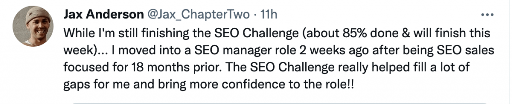 SEO Challenge review